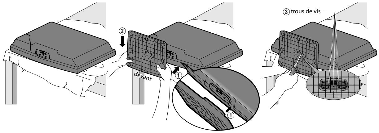FUNAI LH7M22BB - FIXATION DU SUPPORT - 1