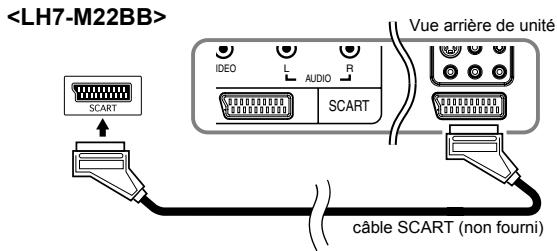 FUNAI LH7M22BB - [BRANCHEMENT DE LA PRESE SCART] - 1