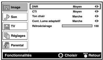 FUNAI LH8-M26BB - Réglage de l'image avancé - 1