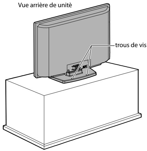 FUNAI LH8-M26BB - Fixer l'unité au support de TV - 1