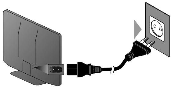 FUNAI LH8-M40BB - Brancher le cordon d'alimentation CA - 1