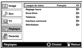 FUNAI LH8-M40BB - Sélection de langue de menu - 1
