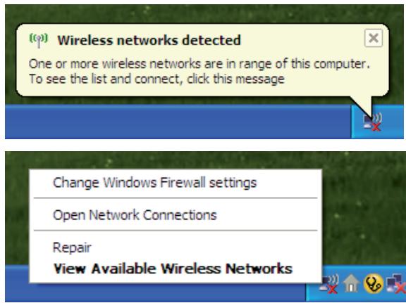 D-LINK DIR-855 - Connexion à un réseau sans fil À l'aide de l'utilitaire Windows® XP - 1