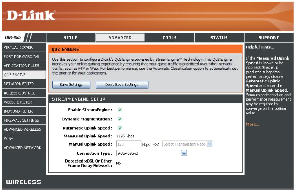 D-LINK DIR-855 - Règles d'application - 2