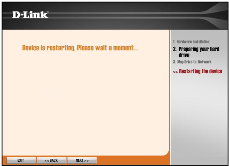 D-LINK DNS-313 - Click n’ Connect pour l’installation d’un nouveau disque dur - 10