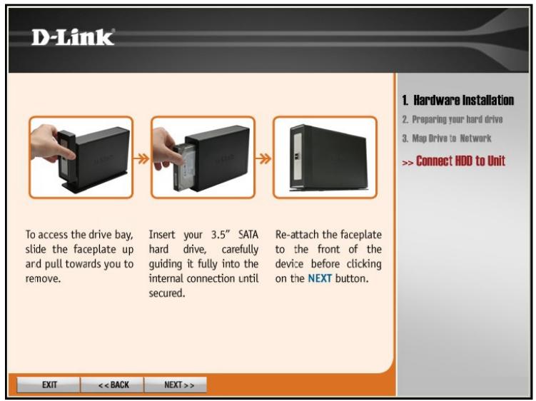 D-LINK DNS-313 - Click n’ Connect pour l’installation d’un nouveau disque dur - 3
