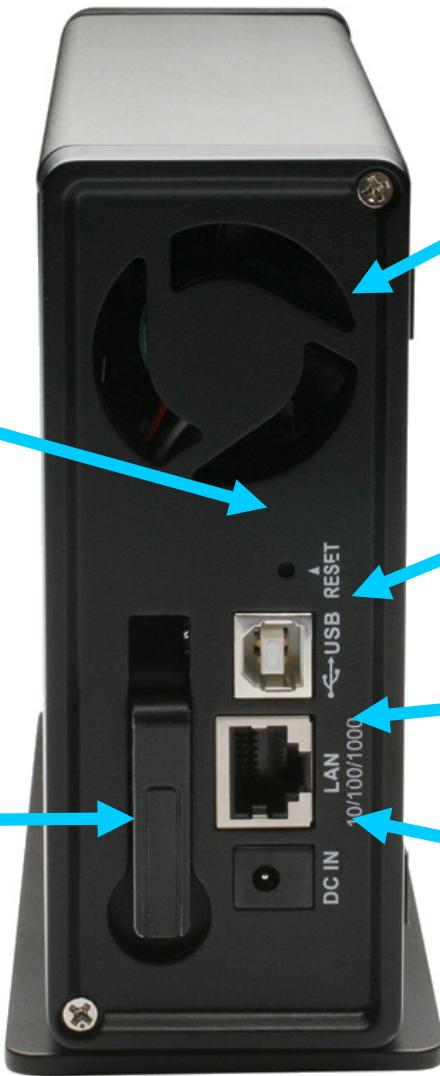 D-LINK DNS-313 - Levier d'éjection des disques - 1