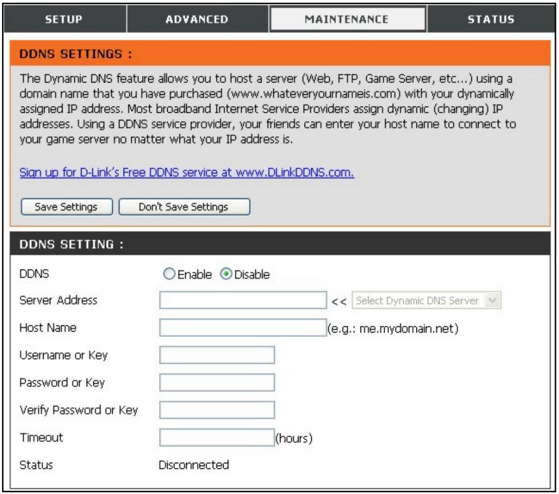 D-LINK DNS-313 - DNS dynamique - 1