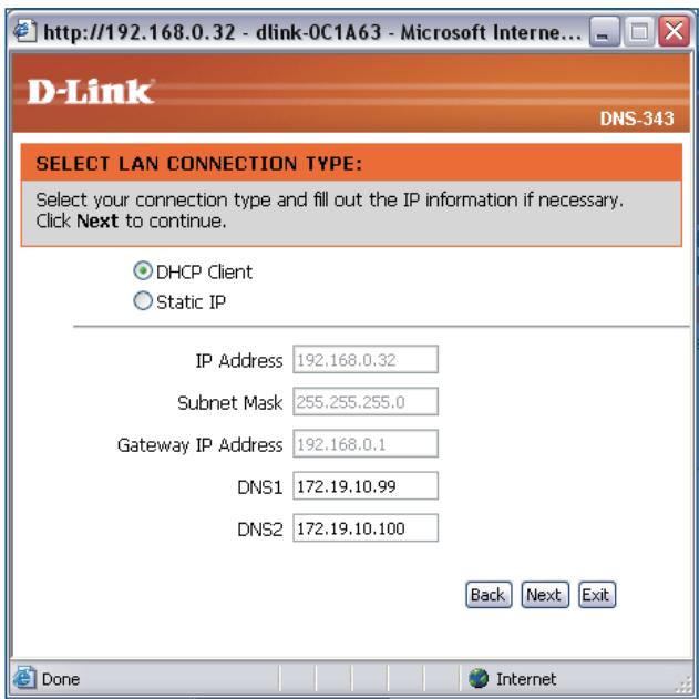 D-LINK DNS-343 - Assistant de configuration - 4