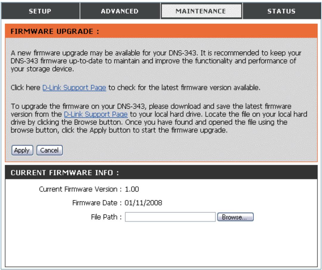 D-LINK DNS-343 - Microprogramme - 1