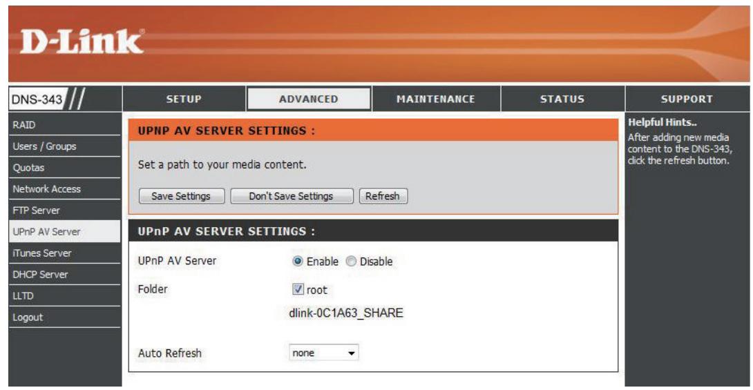 D-LINK DNS-343 - Serveur upnp AV - 1