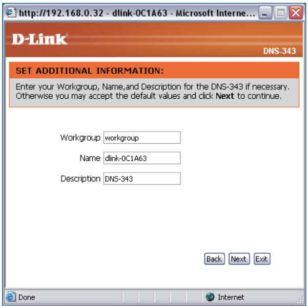 D-LINK DNS-343 - Assistant de configuration - 5