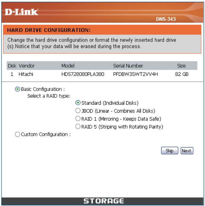 D-LINK DNS-343 - Mise en route - 2