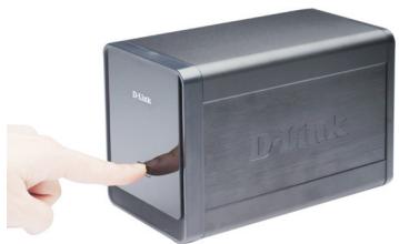 D-LINK DNS-722-4 - Stromversorgung einschalten und Festplattenlaufwerk initialisieren - 1