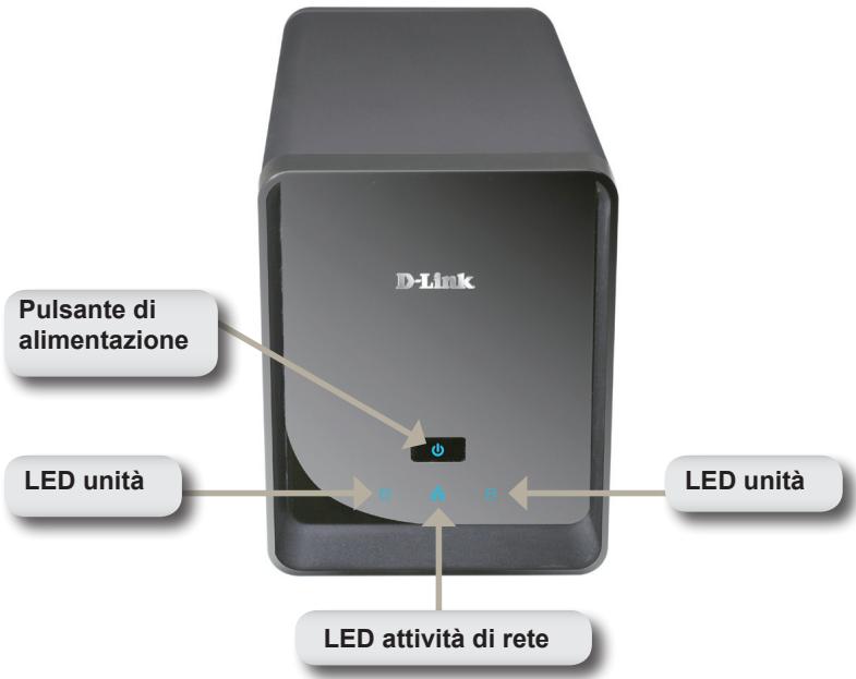 D-LINK DNS-722-4 - Vista frontale - 1