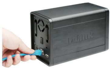 D-LINK DNS-722-4 - Conectar el cable Ethernet - 1
