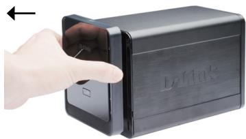 D-LINK DNS-722-4 - Instalar los discosuros: - 3