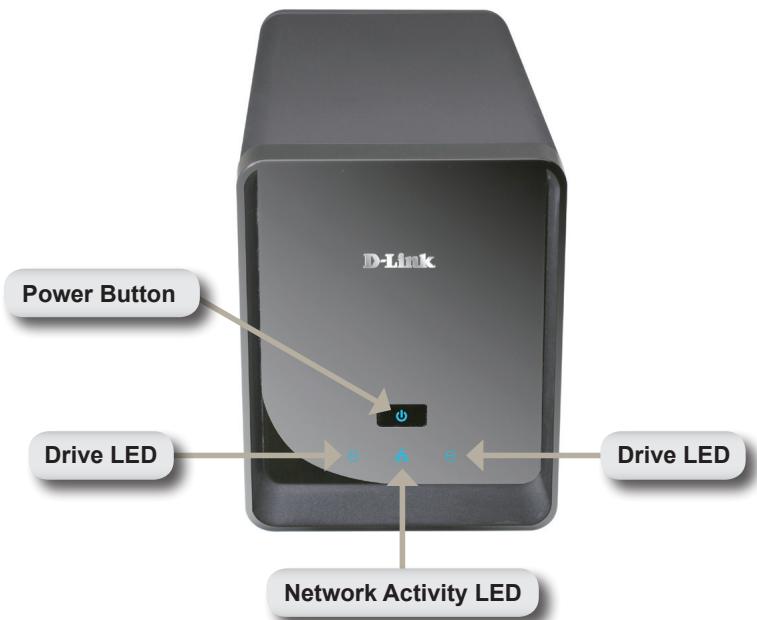 D-LINK DNS-722-4 - Hardware Overview - 1