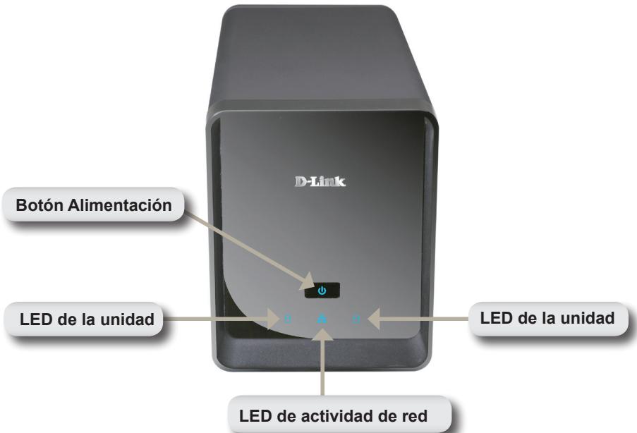 D-LINK DNS-722-4 - Descripción general del hardware - 1