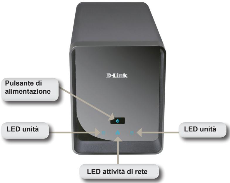 D-LINK DNS-726-4 - Vista frontale - 1