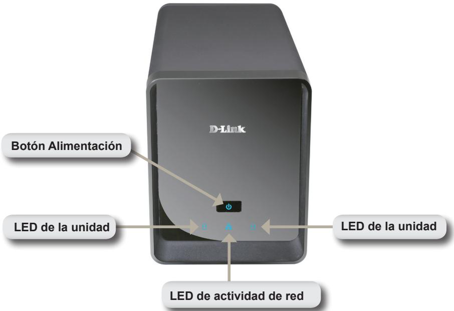 D-LINK DNS-726-4 - Descripción general del hardware - 1