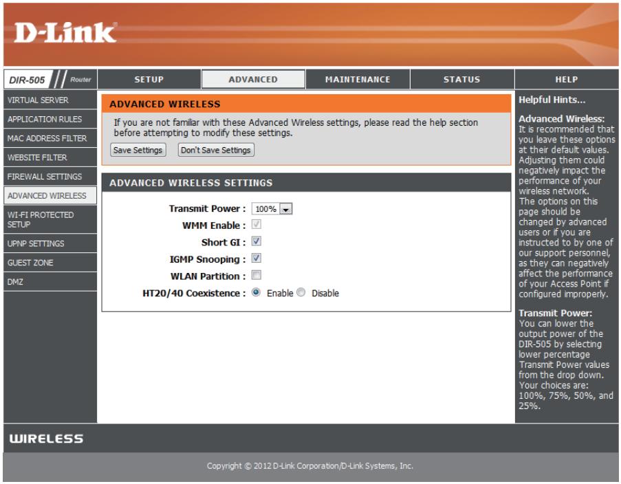 D-LINK DIR-505 - Paramètres du pare-feu - 2