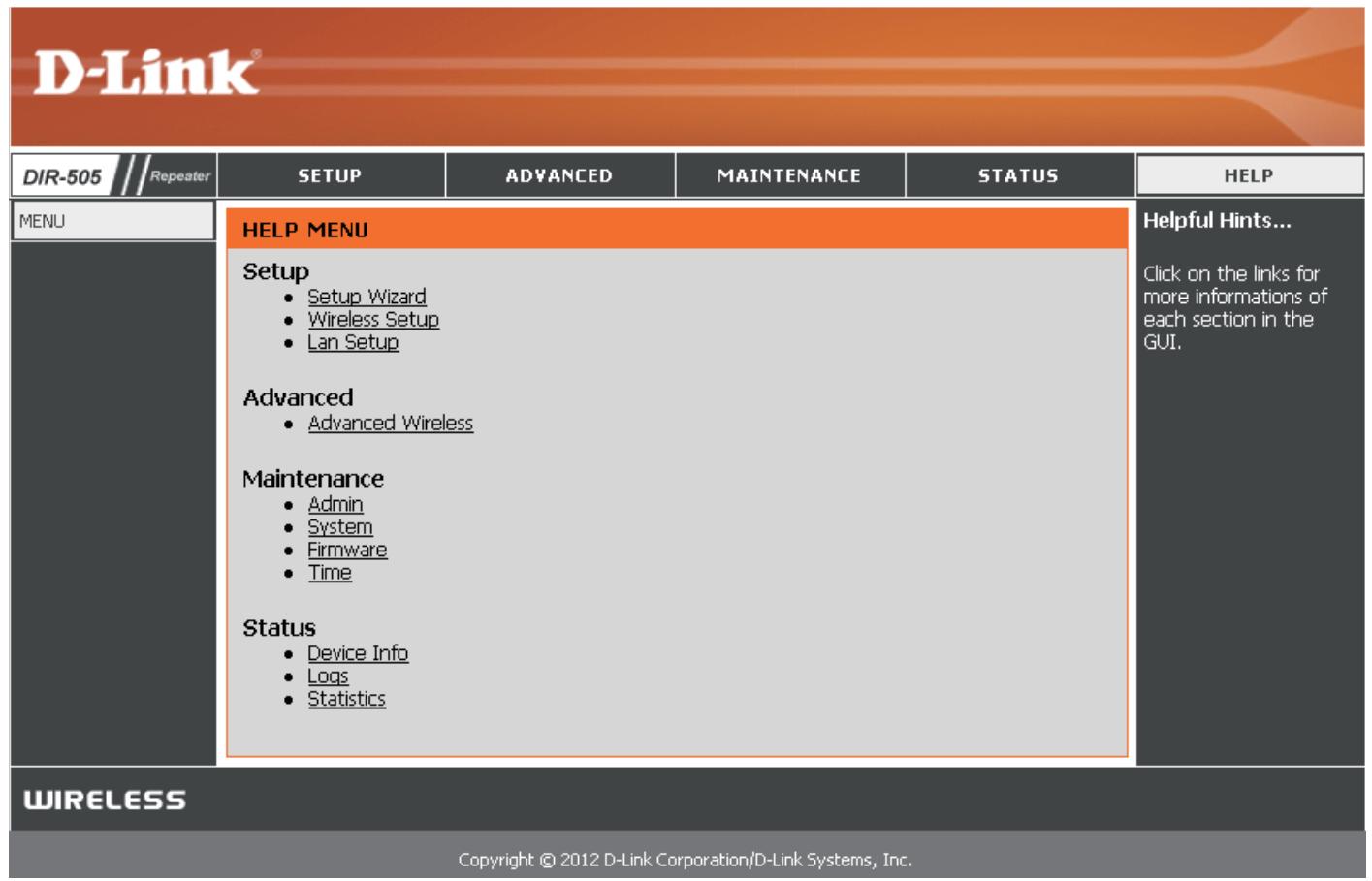 D-LINK DIR-505 - Aide - 1