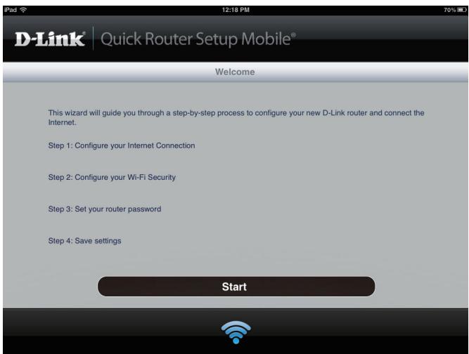 D-LINK DIR-505 - Configuration de l'application QRS Mobile (iOS) - 5
