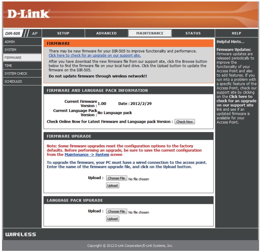 D-LINK DIR-505 - Microprogramme - 1