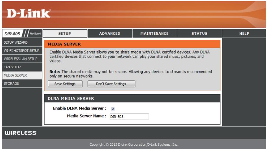 D-LINK DIR-505 - Media Server (Serveur multimédia) - 1