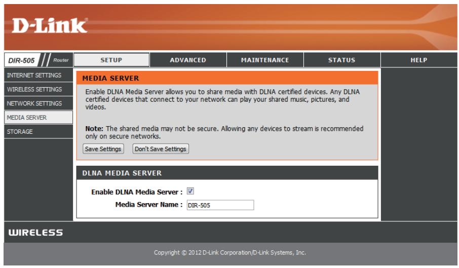 D-LINK DIR-505 - Media Server (Serveur multimédia) - 1