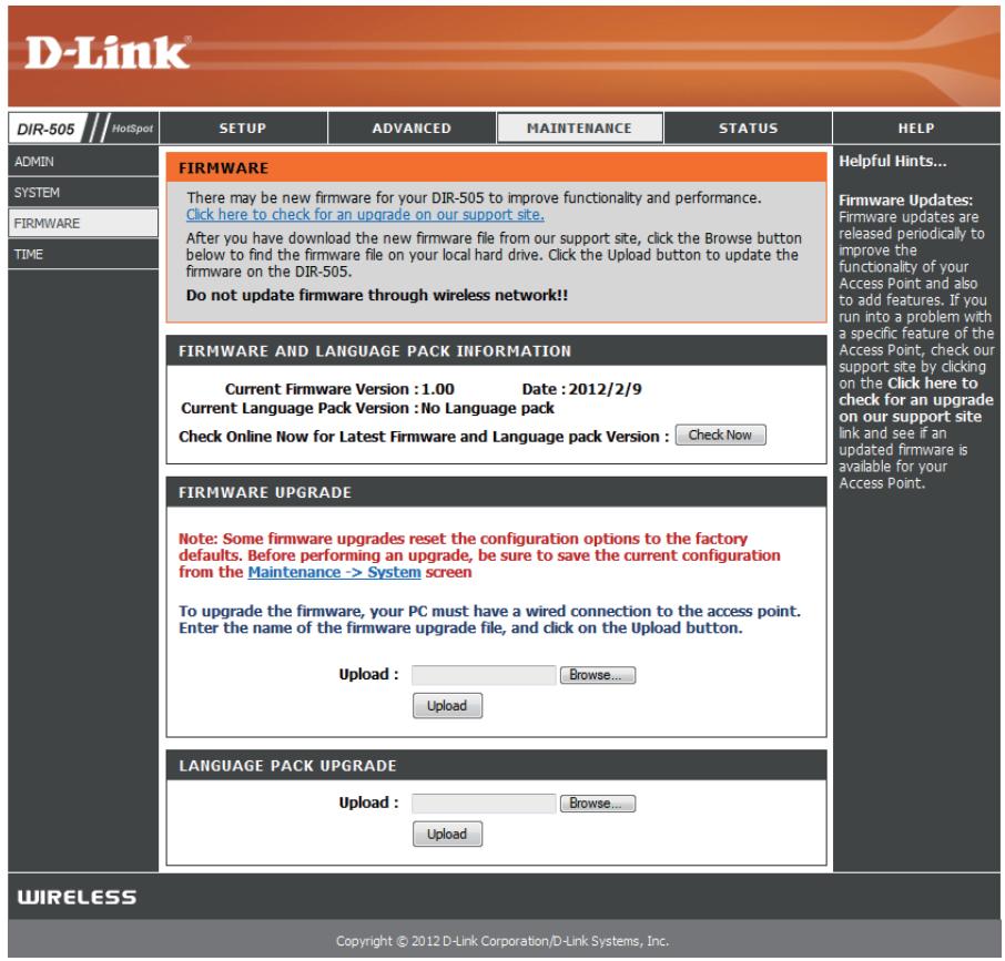 D-LINK DIR-505 - Microprogramme - 1