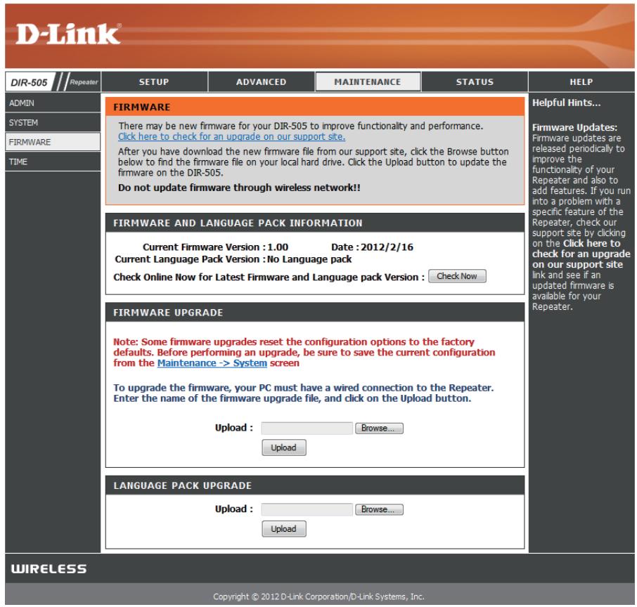 D-LINK DIR-505 - Microprogramme - 1