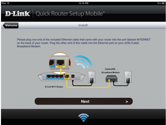 D-LINK DIR-505 - Configuration de l'application QRS Mobile (iOS) - 6