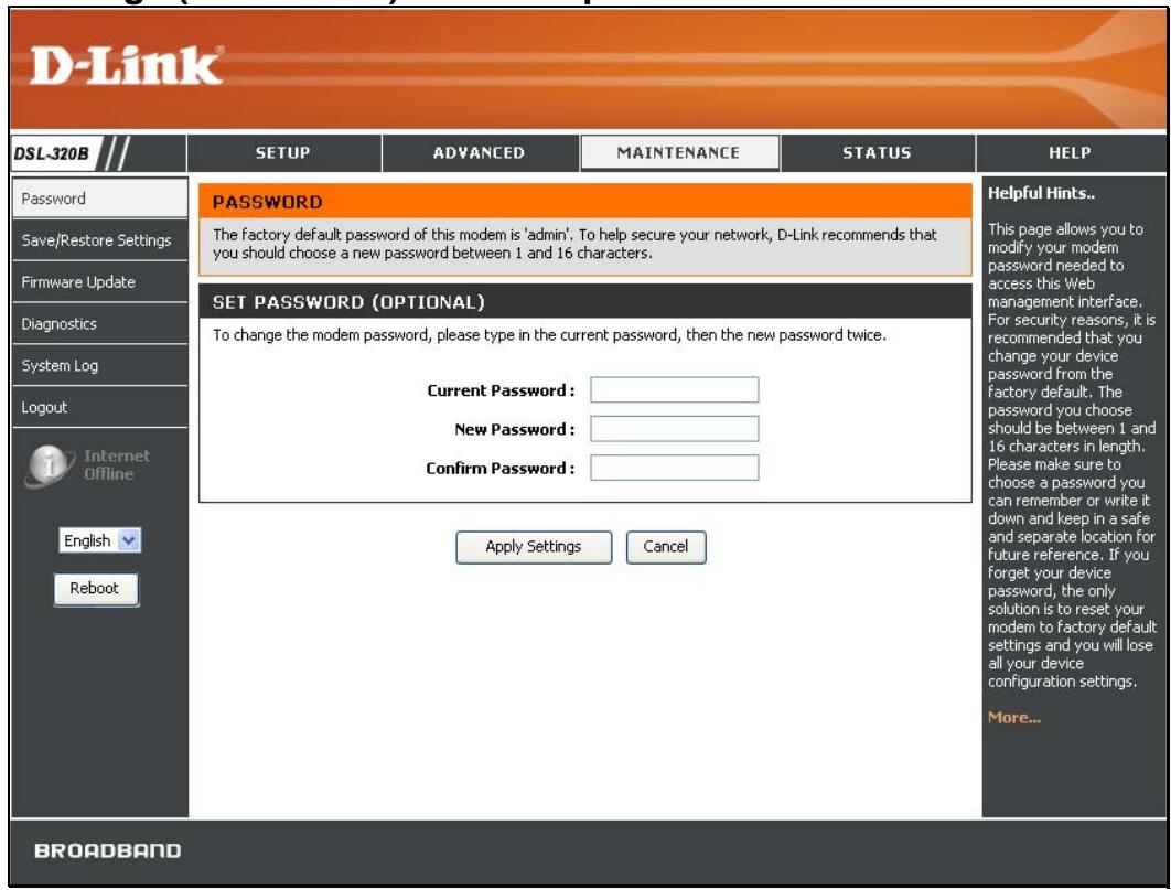 D-LINK DSL-320B - Contrôle parental - 2