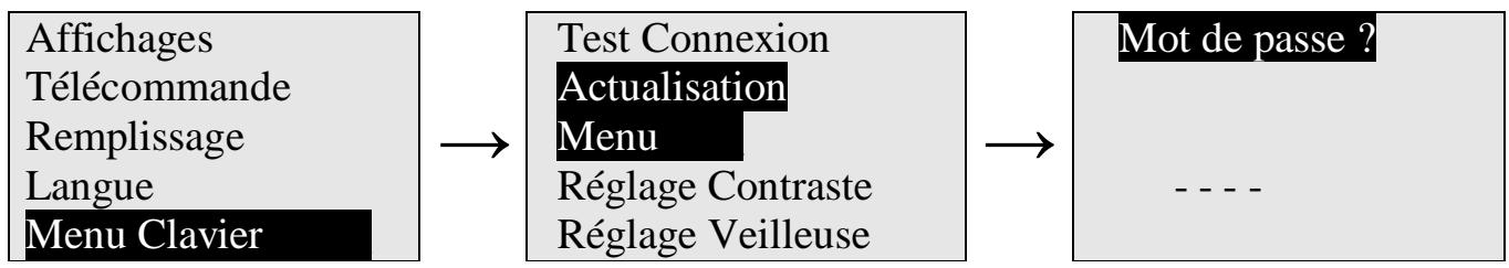 DEVILLE AMBRA - Actualisation menu - 1