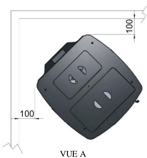 DEVILLE AMBRA - Distances minimales de sécurité (en mm) - 1