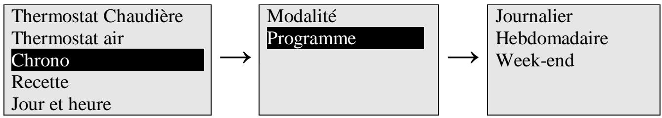 DEVILLE AMBRA - Programmation du chronothermostat - 1