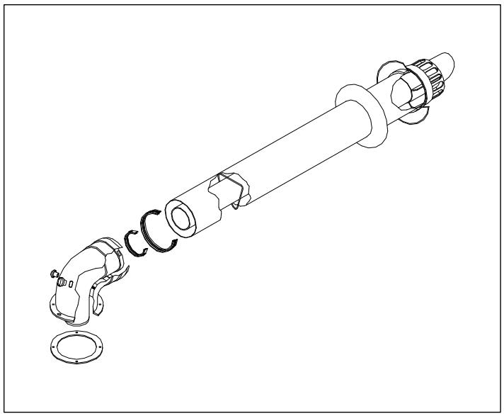 DEVILLE DCMA 25-08 - Conduit des fumées - kit k - 1