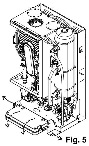 DEVILLE DCMA 25-08 - Pour accéder aux branchements électriques du tableau de commandes, procéder comme suit : - 3