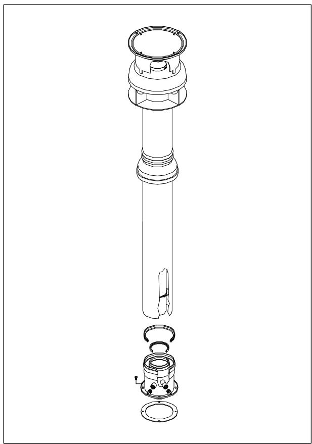 DEVILLE DCMA 25-08 - Conduit des fumées - kit v - 1