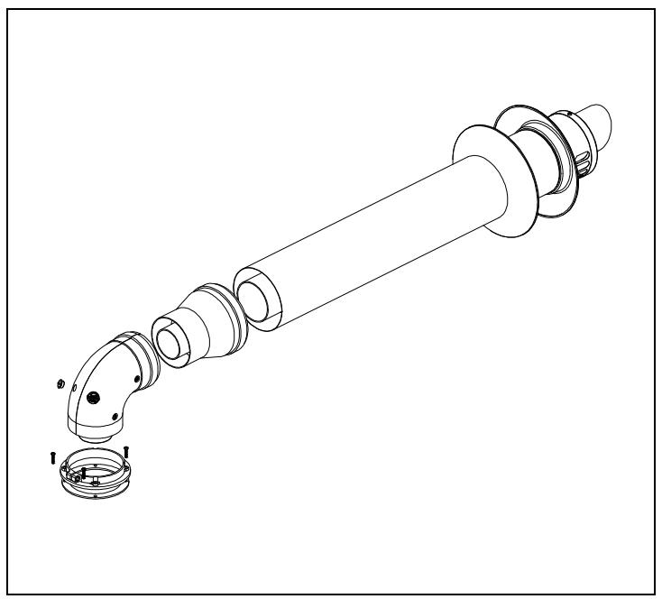 DEVILLE DCMA 25-08 - Conduits de fumées - kit AK50 - 1