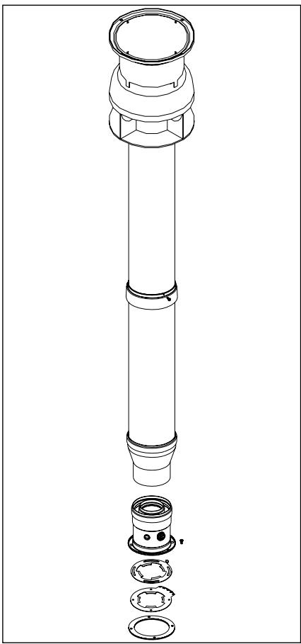 DEVILLE DMV 24 - Conduit de fumées - KIT G - 7