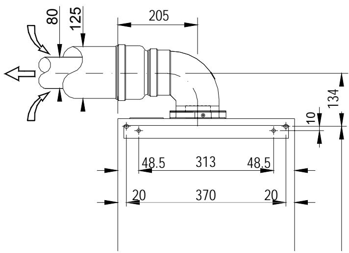 DEVILLE DMV 24 - Conduit de fumées - KIT G - 2