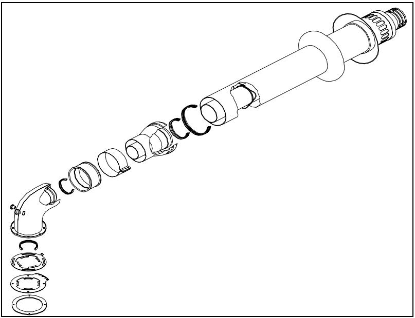 DEVILLE DMV 24 - Conduit de fumées - KIT G - 1