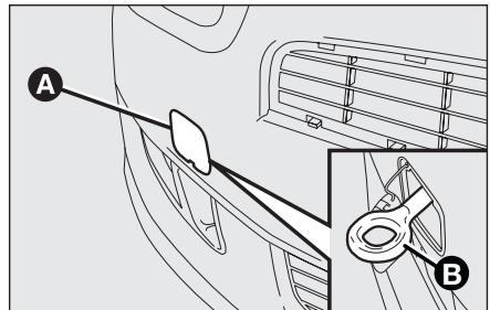 FIAT BRAVO 2007 - ATTELAGE DE L'ANNEAU DE TRACTAGE - 1