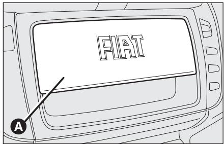 FIAT BRAVO 2007 - AUTORADIO (lorsqu'elle est prévue) - 1