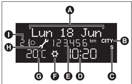 FIAT BRAVO 2007 - PAGE-ECRAN "STANDARD" fig. 20 - 1