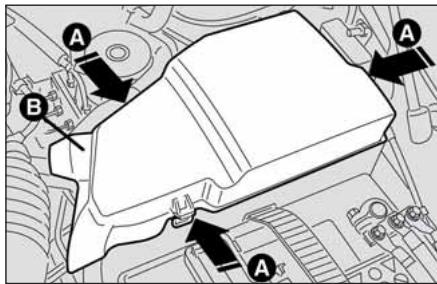 FIAT BRAVO 2007 - Centrale compartment moteur près de la batterie fig. 51 - 1