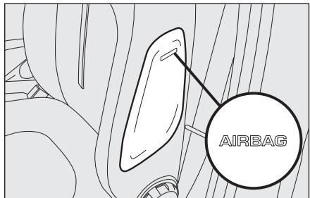 FIAT BRAVO 2007 - AIR BAG LATERAUX (Side bag - Window bag) - 1